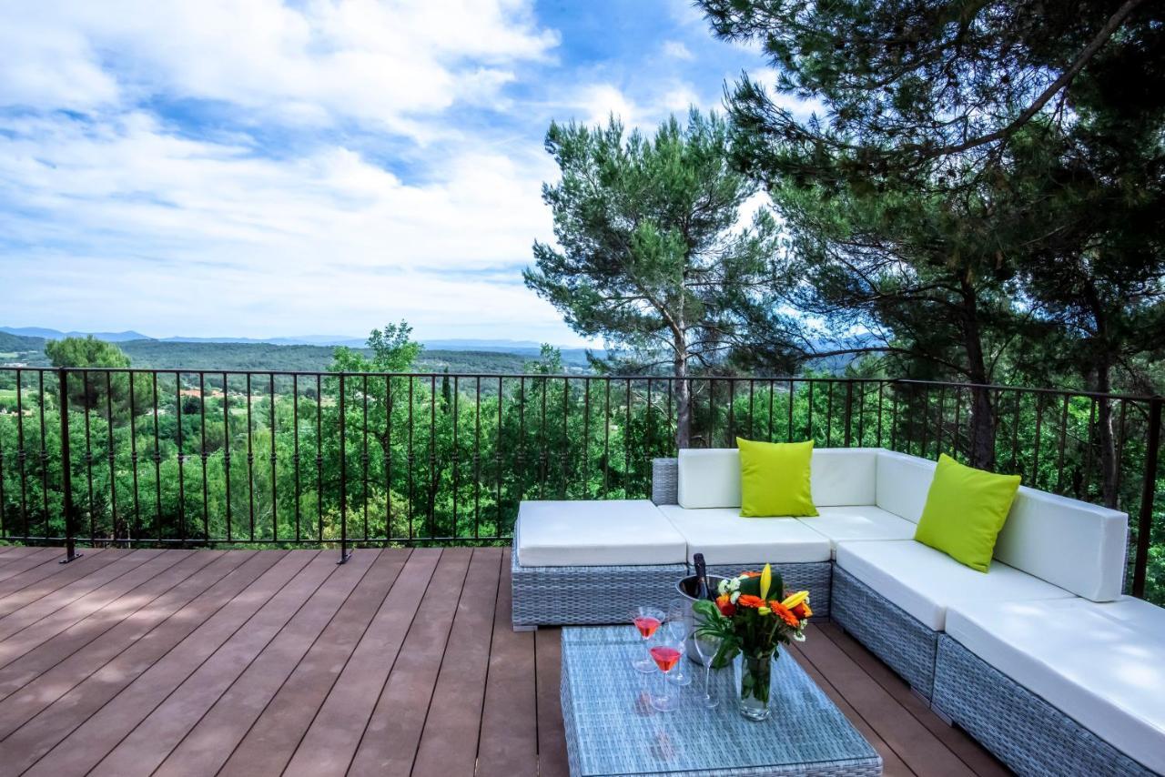 Ferienwohnung Studio Panoramic With The Pool Near Saint Victoire Aix En Provence Le Tholonet Exterior foto