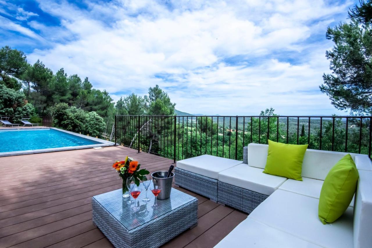 Ferienwohnung Studio Panoramic With The Pool Near Saint Victoire Aix En Provence Le Tholonet Exterior foto