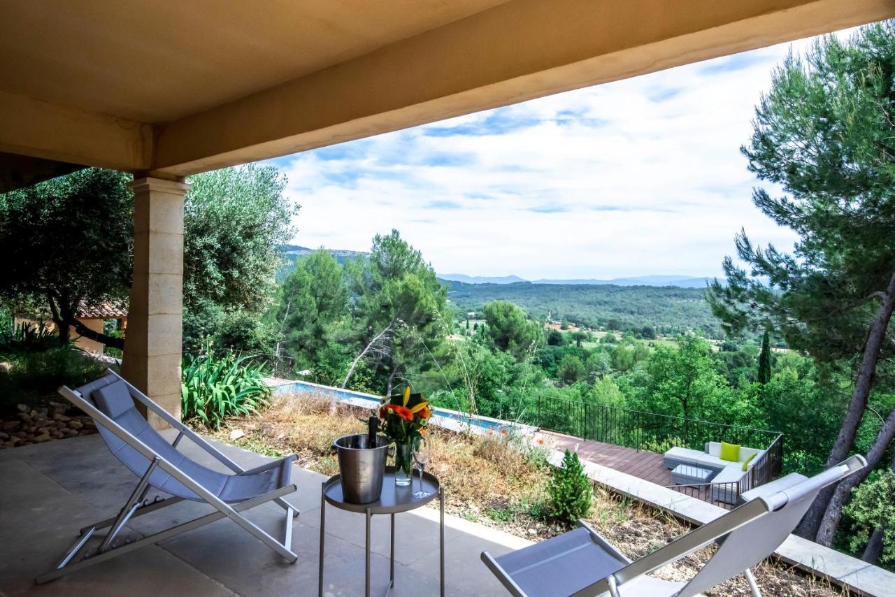 Ferienwohnung Studio Panoramic With The Pool Near Saint Victoire Aix En Provence Le Tholonet Exterior foto